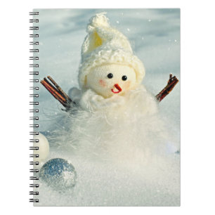 Winter Whimsy Snowman Notebook