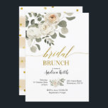 Winter White Floral Bridal Brunch Invitation<br><div class="desc">Winter White Floral Bridal Brunch Invitation</div>