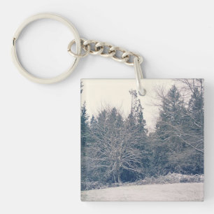 Winter White Key Ring