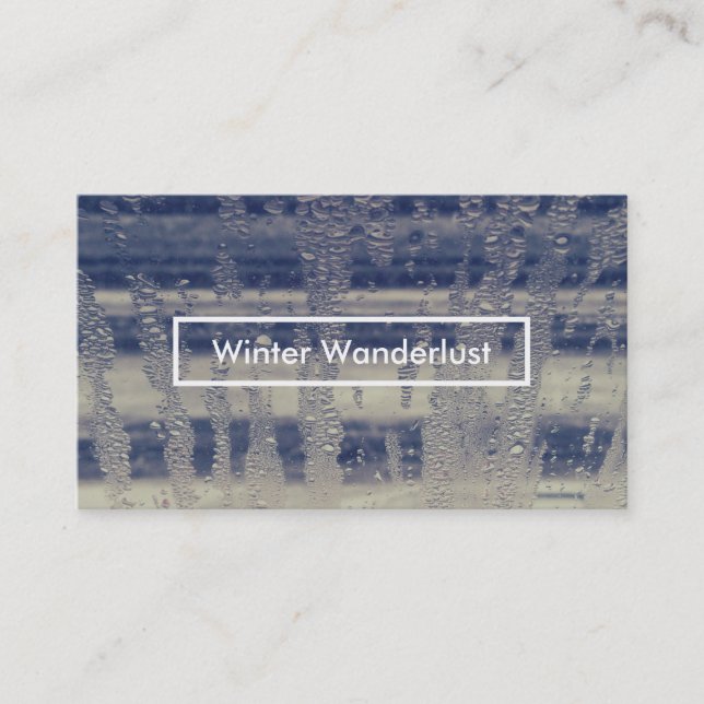 winter window business card (Front)