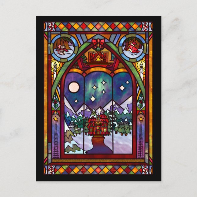 Winter Windows Christmas Card (Front)