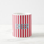 Winter Wishes Celebrate Stripes Party Mug<br><div class="desc">Have fun entertaining this season with this fun holiday mug.  Personalise it as you choose it also makes a wonderful gift,  or treat yourself.  You will love mixing and matching the collection.  Look for coordinating plates,  napkins and other party ideas all part of the Winter Wishes collection.</div>