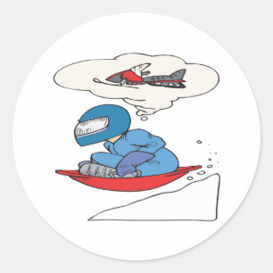 Winter Wishes Classic Round Sticker