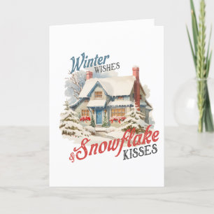 Winter Wishes Holiday Card