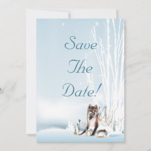 Winter Wolf Invitation