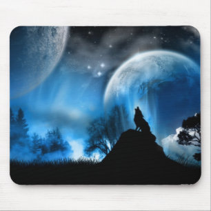 Winter Wolf Mouse Mat