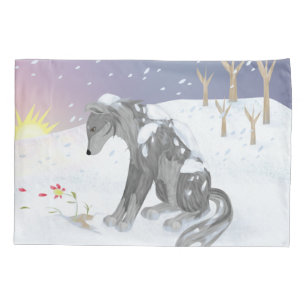 Winter Wolf Pillowcase