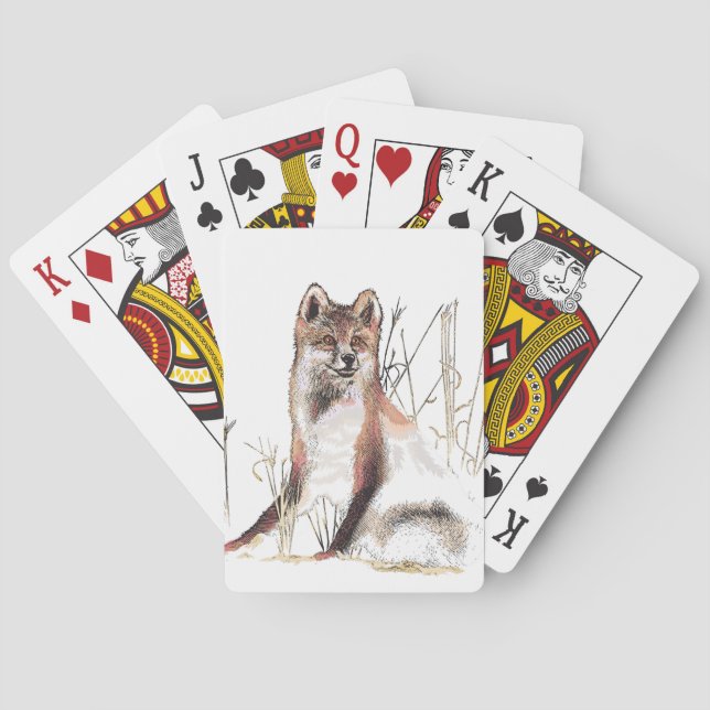 Winter Wolf Playing Cards (Back)