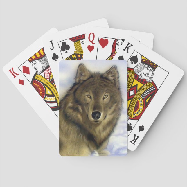 Winter Wolf Playing Cards (Back)