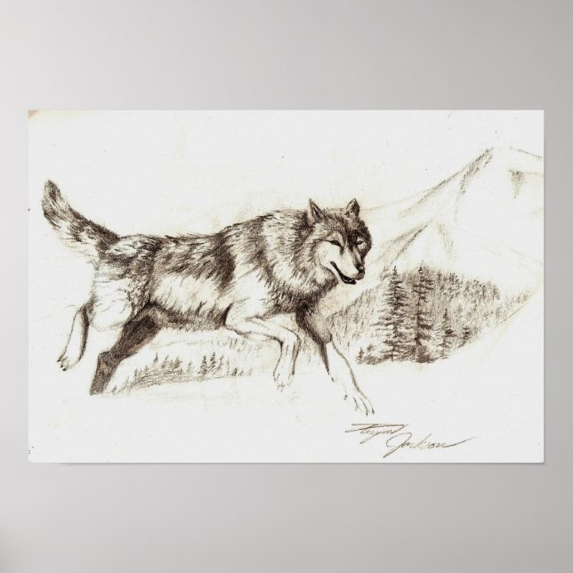 Winter Wolf Poster (Front)