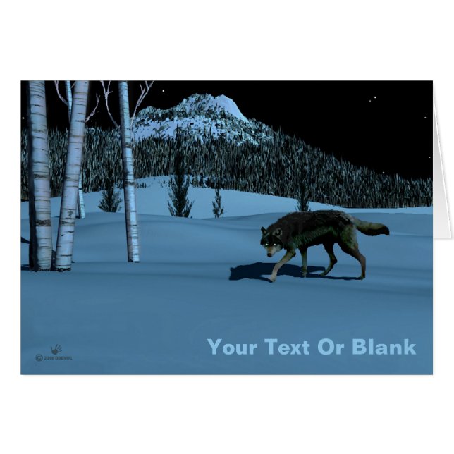 Winter Wolf - Tapetum Lucidum (Front Horizontal)