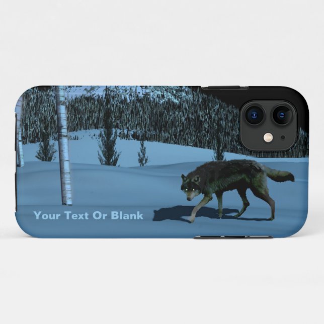 Winter Wolf - Tapetum Lucidum Case-Mate iPhone Case (Back (Horizontal))