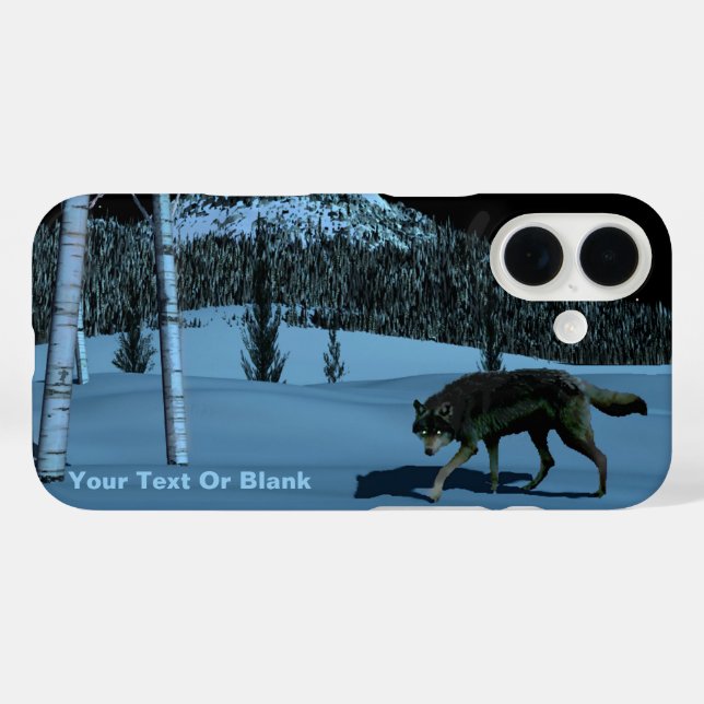 Winter Wolf - Tapetum Lucidum Case-Mate iPhone Case (Back (Horizontal))