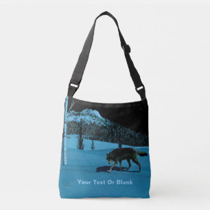 Winter Wolf - Tapetum Lucidum Crossbody Bag