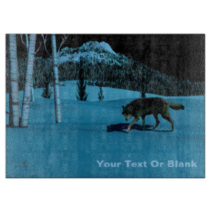 Winter Wolf - Tapetum Lucidum Cutting Board