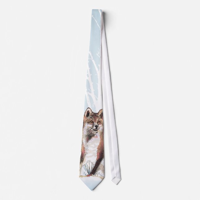 Winter Wolf Tie (Front)