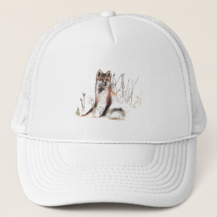 Winter Wolf Trucker Hat