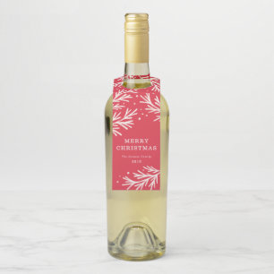 Winter Wonder Holiday Bottle Hang Tag