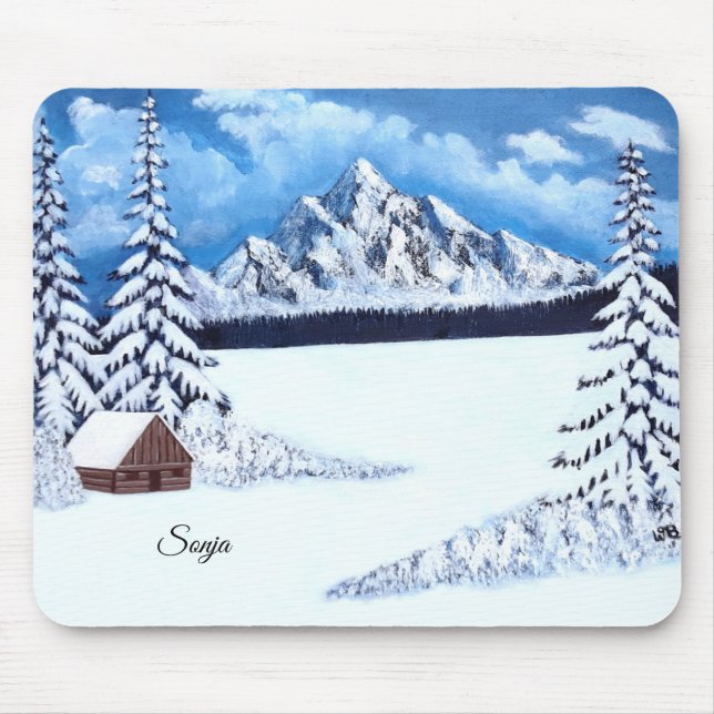 Winter Wonder Mouse Mat (Front)