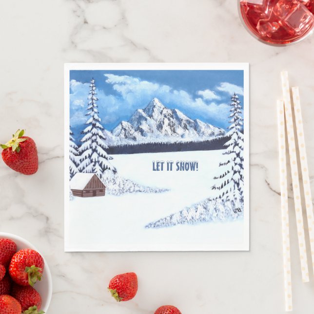 Winter Wonder Napkin (Insitu)