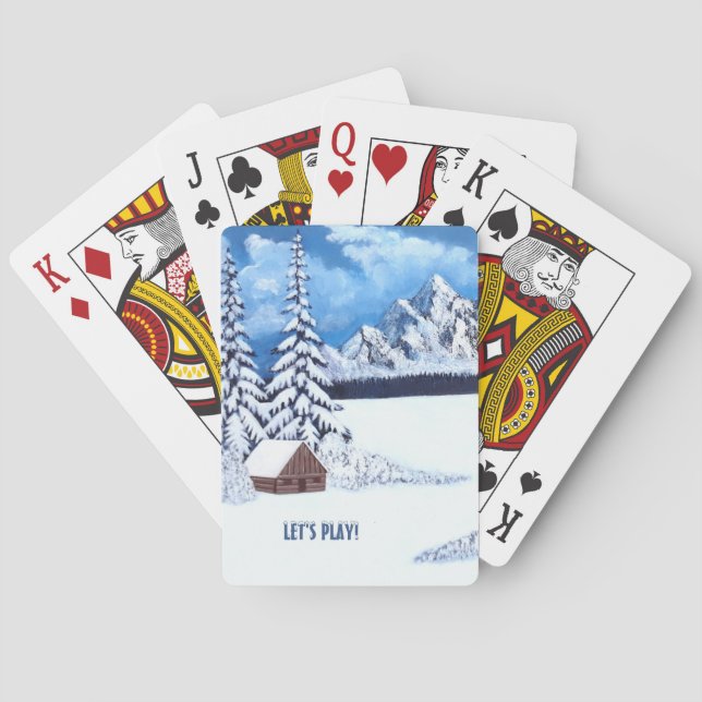 Winter Wonder Playing Cards (Back)