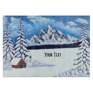 Winter Wonder Scene Cutting Board