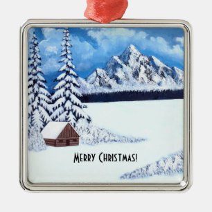 Winter Wonder Scene Metal Tree Decoration