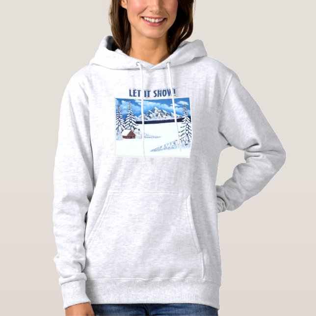 Winter Wonder Women's Hoodie (Front)