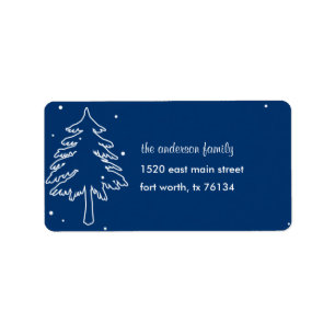 Winter Wonderland Address Label