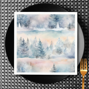 winter wonderland  - artistic napkin
