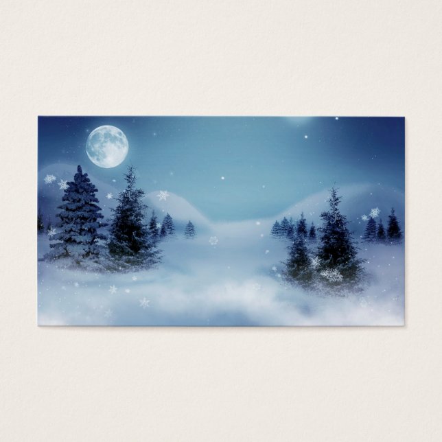 Winter Wonderland at Night (Front)