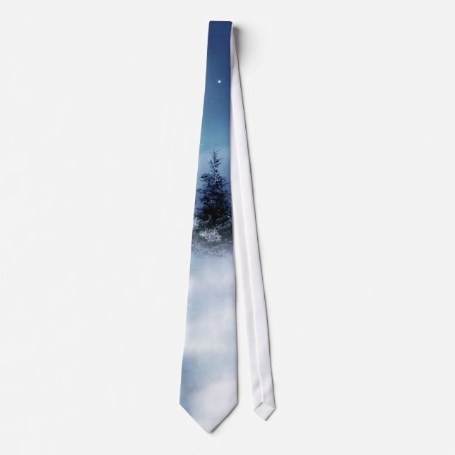 Winter Wonderland at Night Tie (Front)