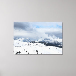 Winter wonderland at Velika Planina, Slovenia Canvas Print