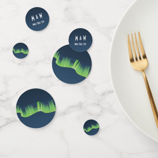 Winter Wonderland Auroras Table Confetti (Group)