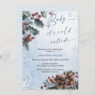 Winter Wonderland Baby Shower Invitation