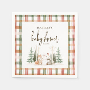 Winter Wonderland Baby Shower Napkin
