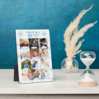 Winter Wonderland Baby's 1st Year Photo Collage
