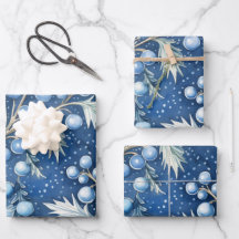 Winter Wonderland: Blue and White Christmas Tree