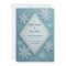 Winter Wonderland Blue Snowy Romantic wedding 