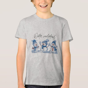 Winter Wonderland Boy'sBella+Canvas Youth Tri-blen Tri-Blend Shirt