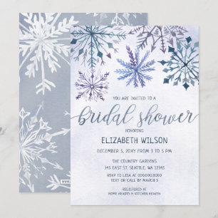 Winter Wonderland Bridal Shower Invitation
