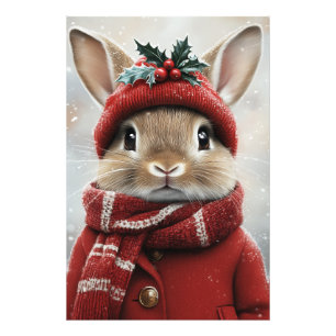 Winter Wonderland Bunny Photo Print