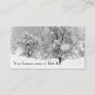 Winter Wonderland Business Card