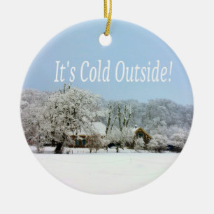 winter wonderland ceramic tree decoration