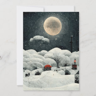 Winter wonderland Christmas card 