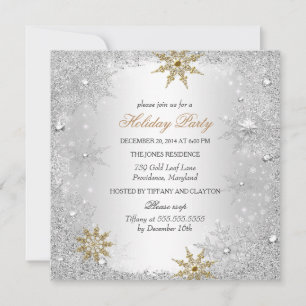 Winter Wonderland Christmas Holiday Party 2 Invitation