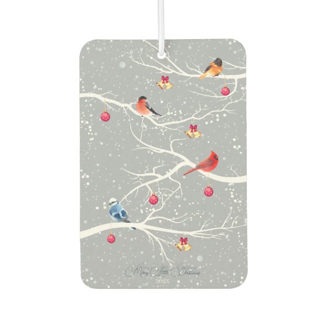 Winter Wonderland Christmas Holidays Car Air Freshener (Front)