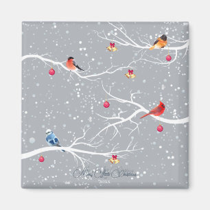 Winter Wonderland Christmas Holidays Magnet