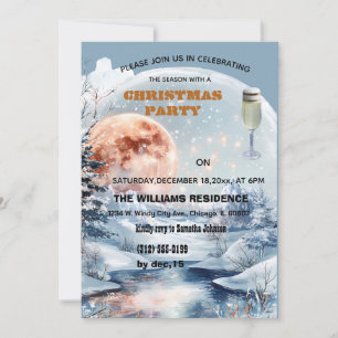 Winter Wonderland Christmas Invitation