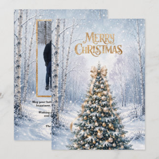 Winter Wonderland Christmas Photo Card